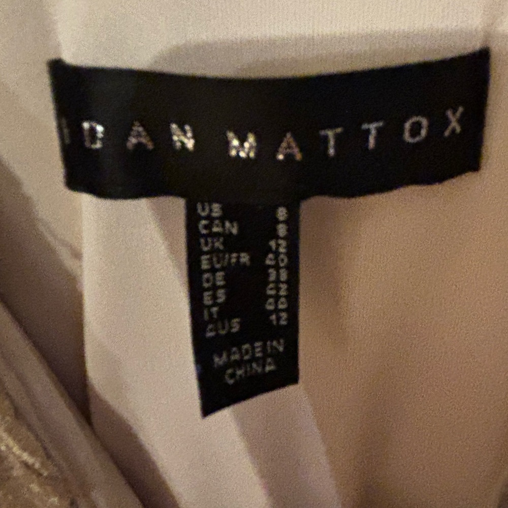 Gold colored Aiden mattox /adrianna Papell dress . Size 8 . - Picture 9 of 9